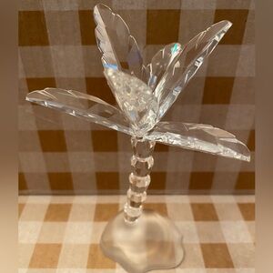 Swarovski Palm Tree Figurine 5 1/2” Tall. Does not come in original box.
